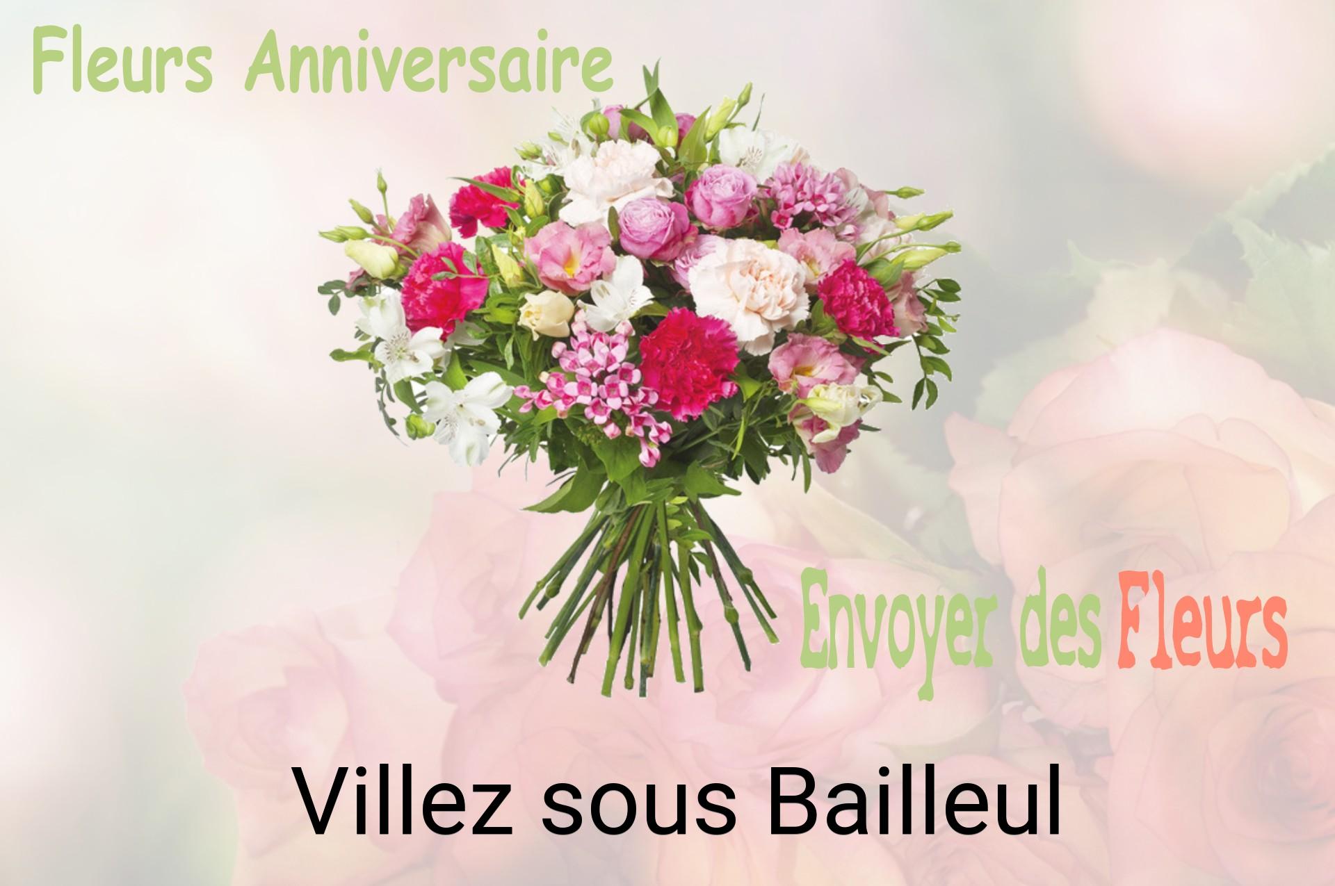Bouquet de fleurs d’anniversaire livré à Villez-sous-Bailleul