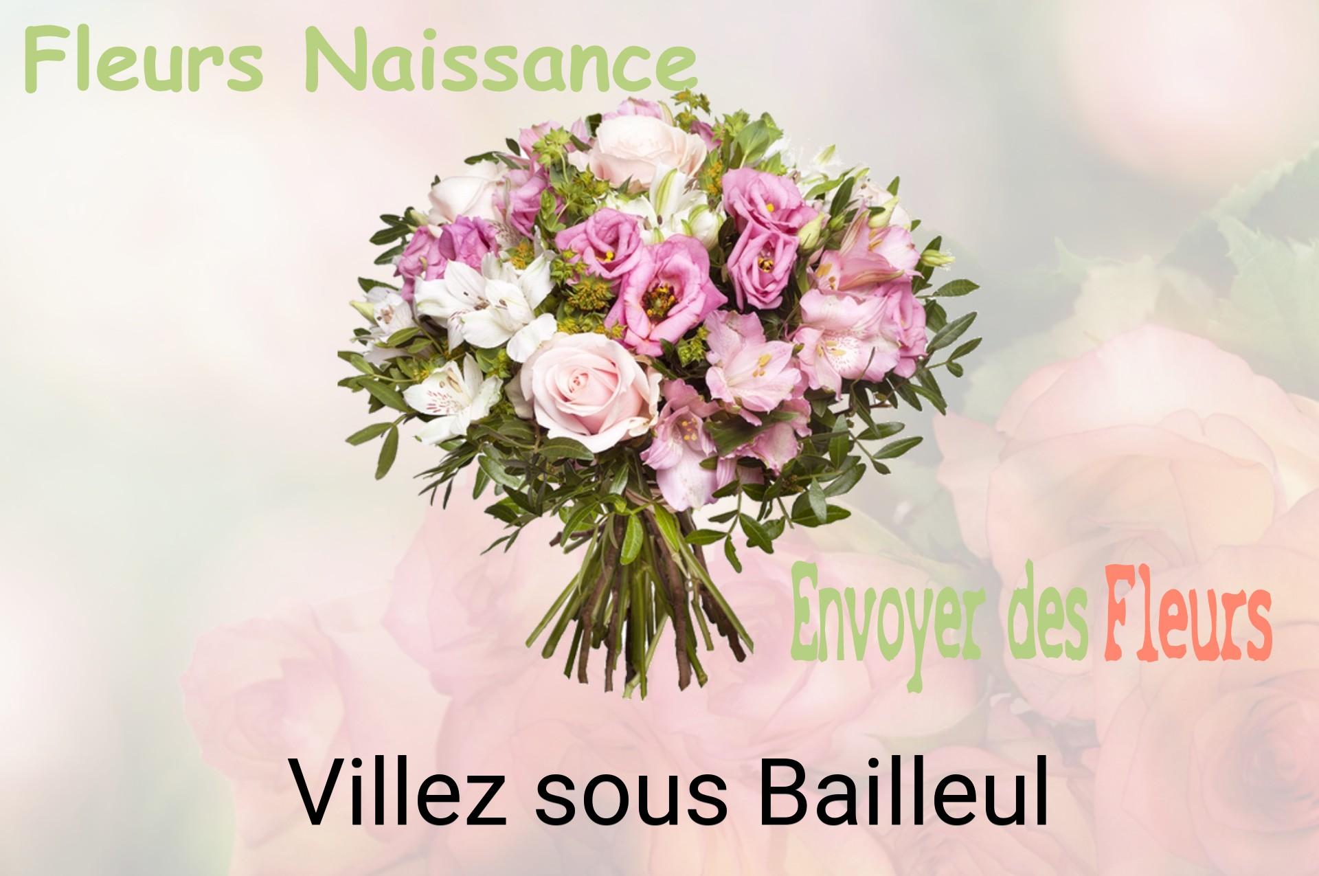 Bouquet de fleurs de naissance livré à Villez-sous-Bailleul