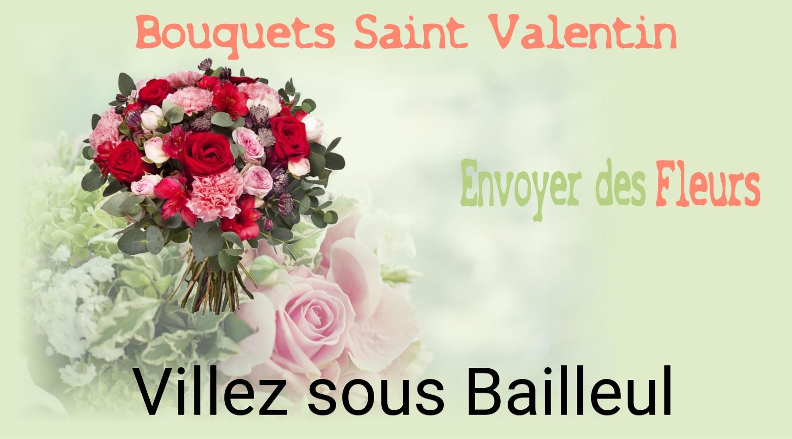 Roses de Saint-Valentin livrées à Villez-sous-Bailleul